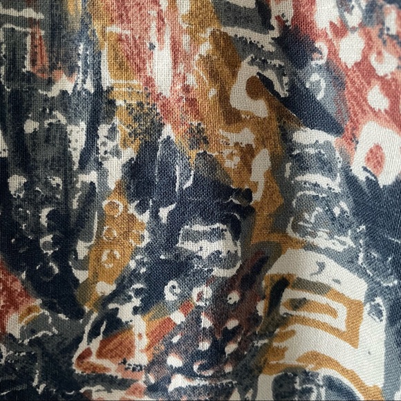 Vintage Robert Stock Abstract Print Men’s Vest Size Large - Picture 2 of 7